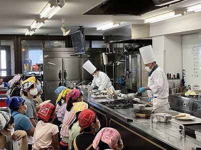 料理講座の様子