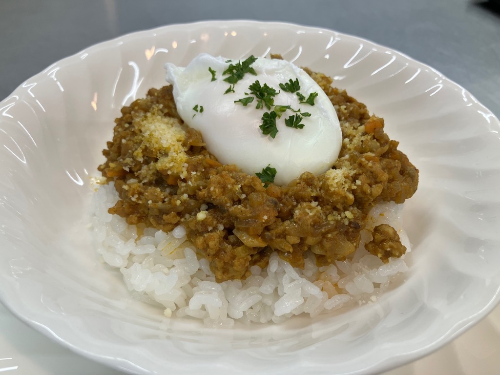 野菜たっぷりキーマカレー