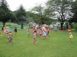 園庭芝生化沢地幼稚園9月②