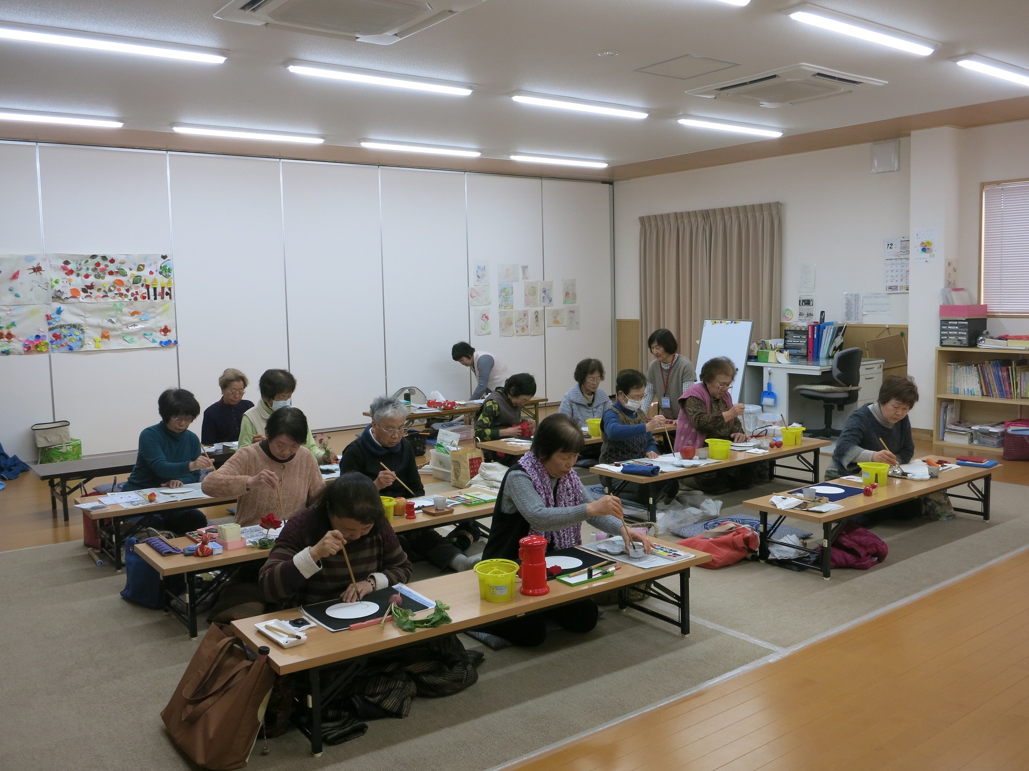 中郷小学校生きがい教室写真