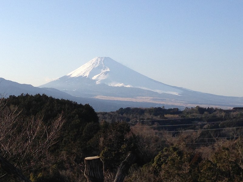 茶臼山展望台富士山眺望地点