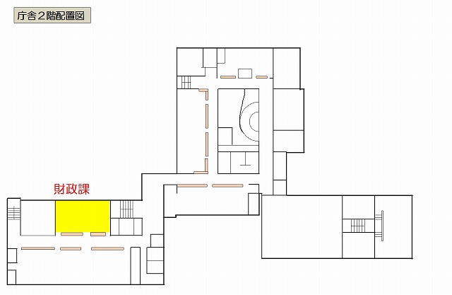 財政課の案内図