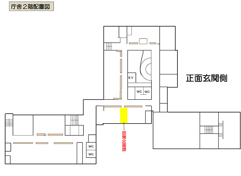 政策企画課の案内図