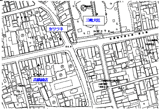 都市景観重要建築物等指定物件位置図