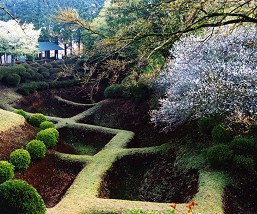 山中城の障子堀