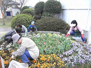 花壇づくり協働事業