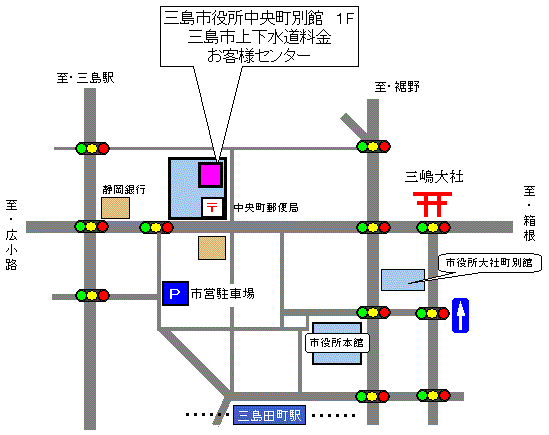 お客様センター案内マップ