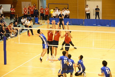 東レアローズとのエキシビションマッチ１