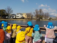 写真：【温水池に散歩】