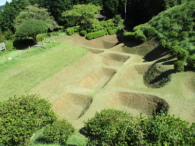 山中城跡障子堀（令和）西ノ丸