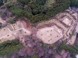 戦国　山中城空撮　三島の歴史