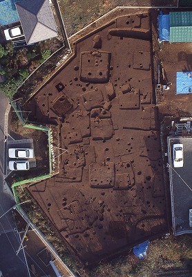 金沢遺跡空撮